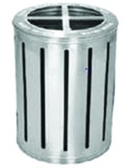 STELTEK GD 4466 4'LÜ PASLANMAZ GERİ DÖNÜŞÜM KOVASI