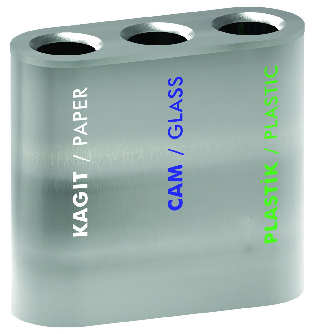 STELTEK GD 4470 GERİ DÖNÜŞÜM ÇÖP KOVASI SETİ