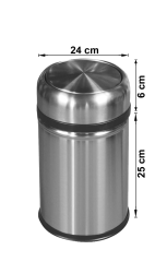 Steltek A 3607 Swing / Döner Kapak Çöp Kovası 15 Litre