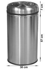 Steltek A 3607 Swing / Döner Kapak Çöp Kovası 38 Litre