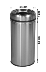 STELTEK  A  504 YANMAZ ÇÖP KOVASI 25 Litre