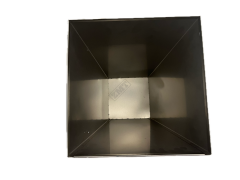 304 Kalite Saten (Mat) Paslanmaz Çelik Çöp Kovası - Masa Altı Konik Çöp Kovası